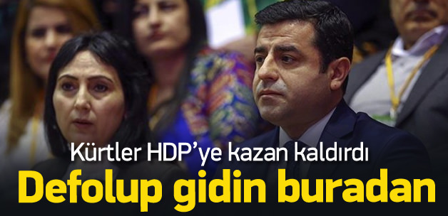 Kürt halkı HDP’ye isyan bayrağı açtı