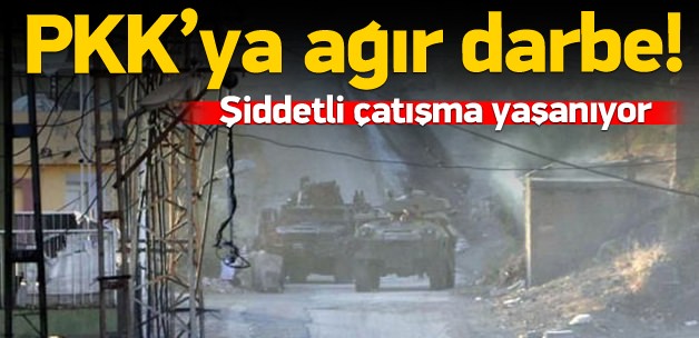Mardin’de şiddetli çatışma: PKK’ya ağır darbe!