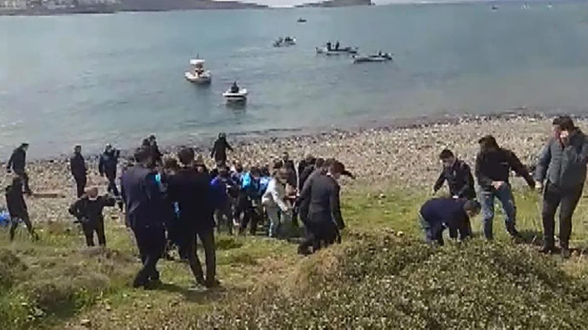 İzmir’de askeri uçak düştü! Denize düşen 2 pilot böyle kurtarıldı